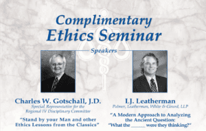 2013 Complimentary Ethics Seminar